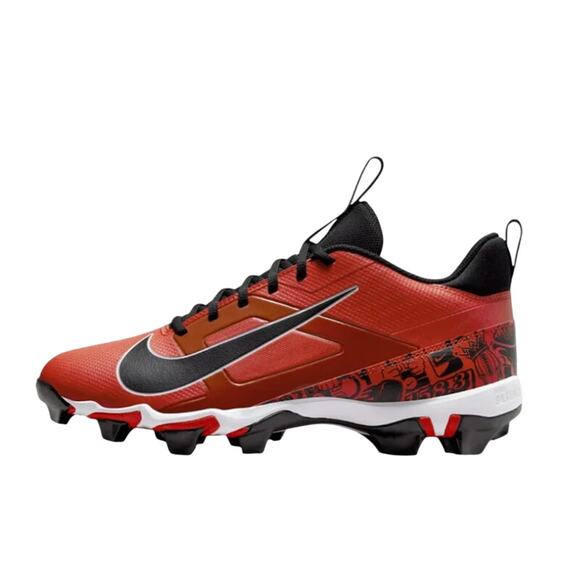 Nike Men\'s Alpha Menace 4 Shark SE Football Cleats Size 12 Red Black NWOB main image 4